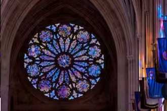 Unique Stained Glass Art at Washington National Cathedral